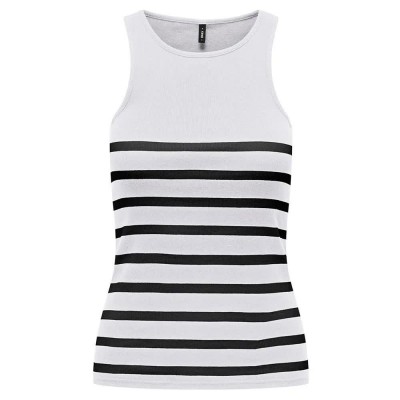 тениска,дамски,тениски,only,kenya,rib,sleeveless,t,shirt,multicolor,(bright,white,stripes,black)