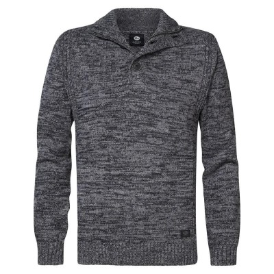 блуза,мъжки,пуловери,petrol,industries,206,sweater,grey,(dark,black)