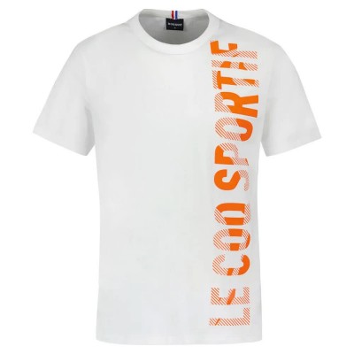 тениска,мъжки,тениски,le,coq,sportif,2320647,saison,2,n°2,short,sleeve,t,shirt,white,(new,optical,white)