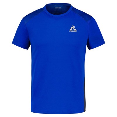 тениска,мъжки,тениски,le,coq,sportif,2320843,training,sp,n°1,short,sleeve,t,shirt,blue