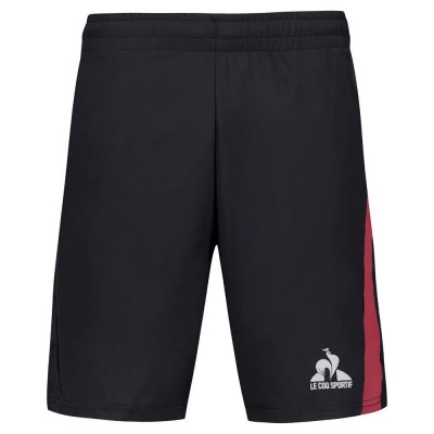 къси,панталони,мъжки,панталони,le,coq,sportif,2320852,training,sp,n°1,sweat,shorts,black,(black,red,coq)