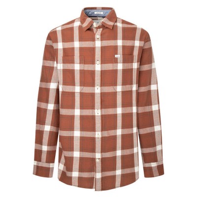 риза,с,дълъг,ръкав,мъжки,ризи,pepe,jeans,corbus,long,sleeve,shirt,orange
