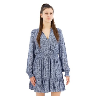 рокля,дамски,поли,и,рокли,pepe,jeans,jara,long,sleeve,short,dress,blue