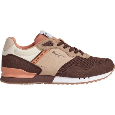 маратонки,дамски,маратонки,pepe,jeans,london,tawny,w,trainers,brown