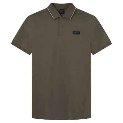 дамски,блузи,с,яка,мъжки,блузи,с,яка,hackett,hs,badge,short,sleeve,polo,green,(khaki)