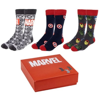 чорапи,мъжки,чорапи,cerdá,marvel,half,long,socks,3,units,multicolor,(multicolor)