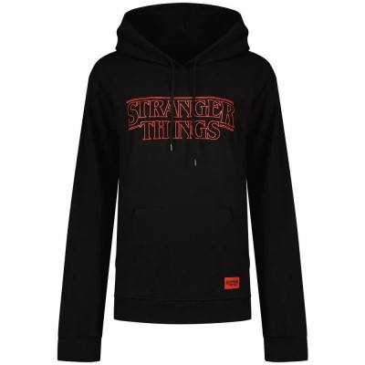 суичър,дамски,блузи,stranger,things,stranger,things,hoodie,black,(black)