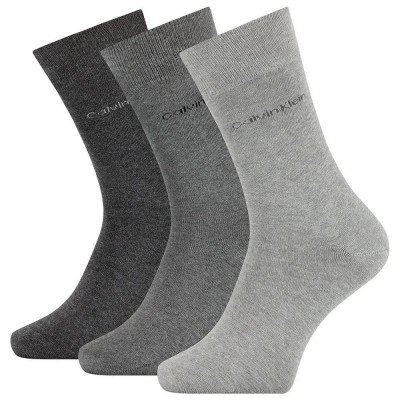 чорапи,мъжки,чорапи,calvin,klein,701226014,socks,3,pairs,grey,(grey,combo)