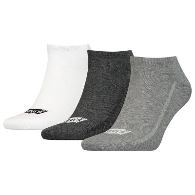 чорапи,мъжки,чорапи,levi´s,®,batwing,logo,recycled,short,socks,3,pairs,grey,combo,(multicolor)
