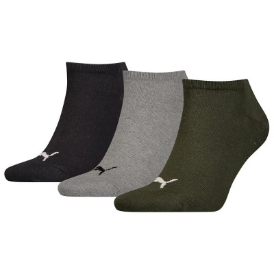 чорапи,мъжки,чорапи,puma,plain,short,socks,3,pairs,green,(green,combo)