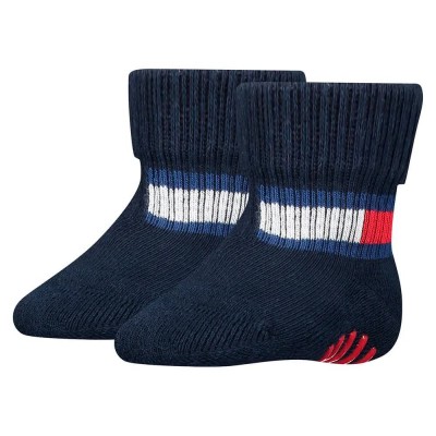 чорапи,детски,чорапи,tommy,hilfiger,flag,socks,2,pairs,tommy,original,(multicolor)