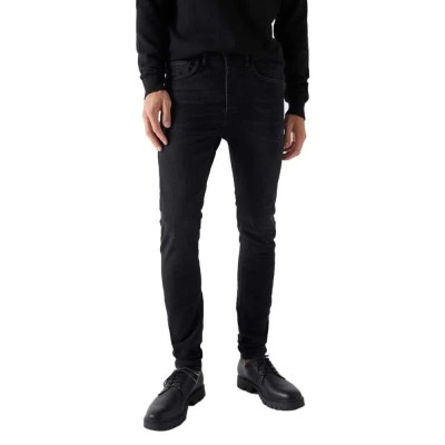 дънки,мъжки,панталони,salsa,jeans,21006781,skinny,fit,jeans,black,(black)
