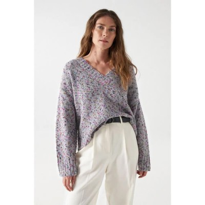 блуза,дамски,пуловери,дамски,плетени,дрехи,salsa,jeans,21007104,sweater,purple