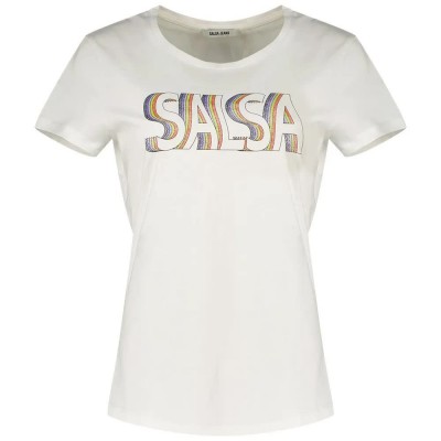 тениска,дамски,тениски,salsa,jeans,21007198,regular,fit,short,sleeve,t,shirt,white,(light,pearl)