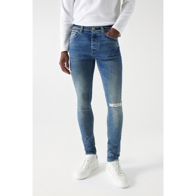 дънки,мъжки,панталони,salsa,jeans,21007429,skinny,fit,jeans,blue