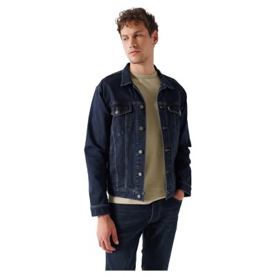 яке,мъжки,якета,salsa,jeans,s,activ,regular,fit,jacket,blue,(greencast)