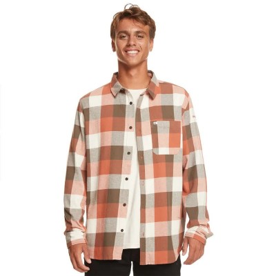 риза,с,дълъг,ръкав,мъжки,ризи,quiksilver,motherfly,long,sleeve,shirt,orange