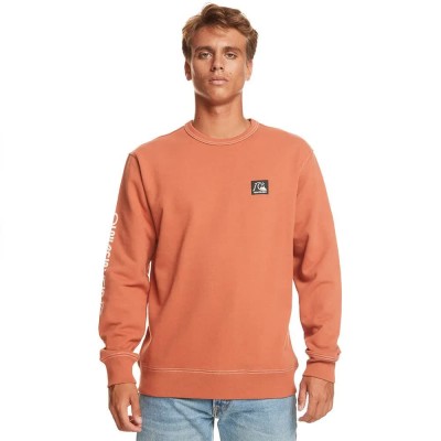 блуза,мъжки,пуловери,quiksilver,the,original,crew,sweatshirt,orange