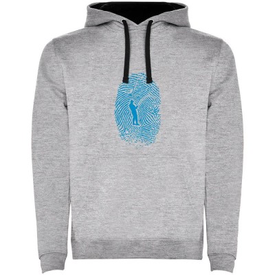 суичър,мъжки,пуловери,kruskis,angler,fingerprint,two,colour,hoodie,heather,grey,black,(grey)