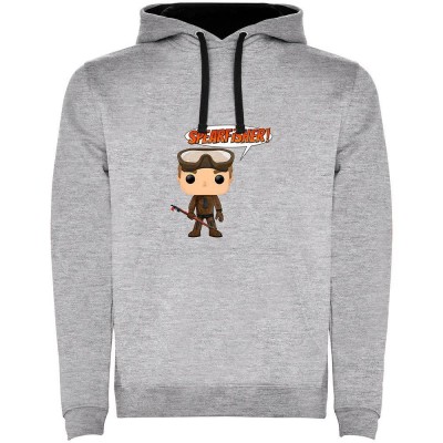 суичър,мъжки,пуловери,kruskis,chibi,spearfisher,two,colour,hoodie,heather,grey,black,(grey)