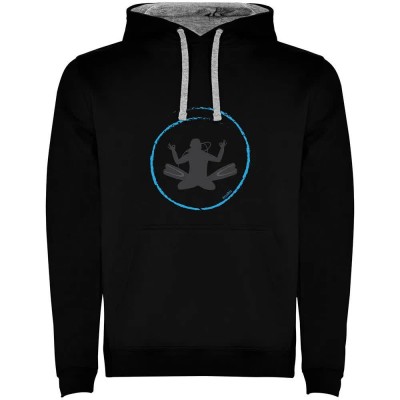 суичър,мъжки,пуловери,kruskis,diver,zen,two,colour,hoodie,black,grey,(black)