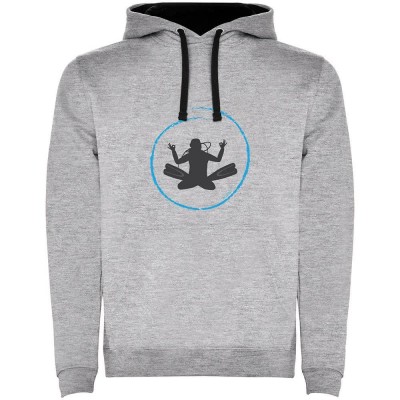 суичър,мъжки,пуловери,kruskis,diver,zen,two,colour,hoodie,heather,grey,black,(grey)