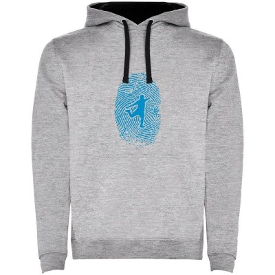 суичър,мъжки,пуловери,kruskis,football,fingerprint,two,colour,hoodie,heather,grey,black,(grey)