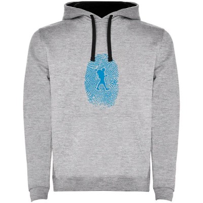 суичър,мъжки,пуловери,kruskis,hiker,fingerprint,two,colour,hoodie,heather,grey,black,(grey)