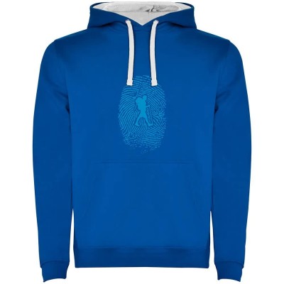 суичър,мъжки,пуловери,kruskis,hiker,fingerprint,two,colour,hoodie,royal,blue,white,(blue)