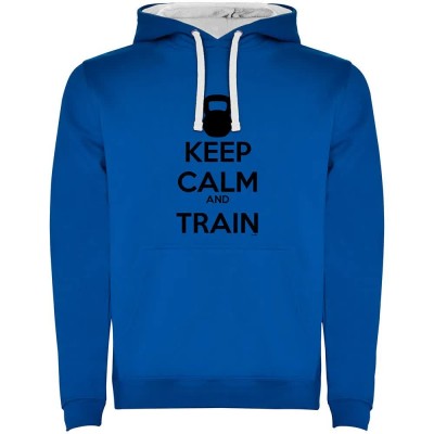 суичър,мъжки,пуловери,kruskis,keep,calm,and,train,two,colour,hoodie,royal,blue,white,(blue)
