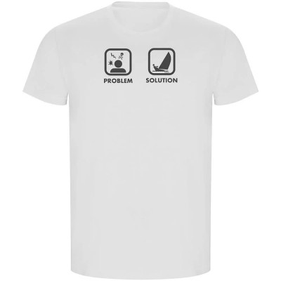 тениска,мъжки,тениски,kruskis,problem,solution,sail,eco,short,sleeve,t,shirt,white