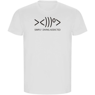 тениска,мъжки,тениски,kruskis,simply,diving,addicted,eco,short,sleeve,t,shirt,white