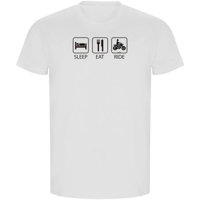 тениска,мъжки,тениски,kruskis,sleep,eat,and,ride,eco,short,sleeve,t,shirt,white