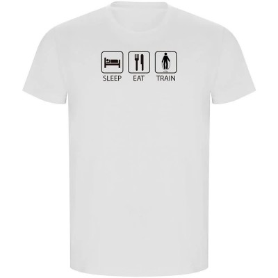 тениска,мъжки,тениски,kruskis,sleep,eat,and,train,eco,short,sleeve,t,shirt,white