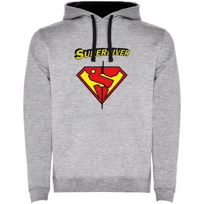 суичър,мъжки,пуловери,kruskis,super,diver,two,colour,hoodie,heather,grey,black,(grey)