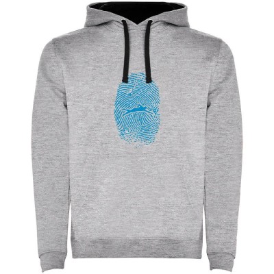 суичър,мъжки,пуловери,kruskis,swimmer,fingerprint,two,colour,hoodie,heather,grey,black,(grey)