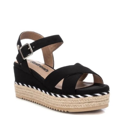 сандали,на,платформа,дамски,сандали,и,чехли,refresh,17058,wedge,sandals,black,(black)