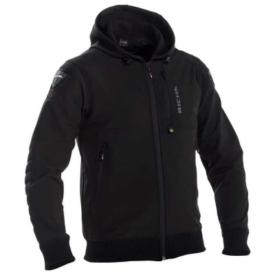 блуза,мъжки,пуловери,richa,atom,full,zip,sweatshirt,black,(black)