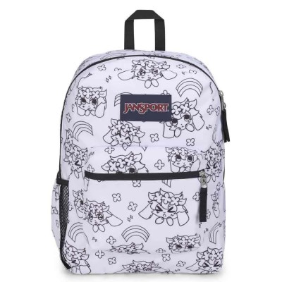 раница,раници,jansport,cross,town,26l,backpack,anime,emotions,(white)