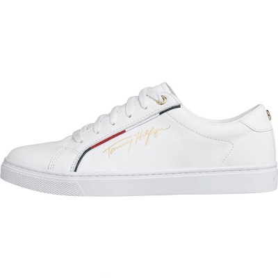 маратонки,дамски,маратонки,tommy,hilfiger,signature,trainers,white