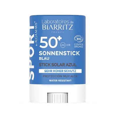 козметика,за,защита,от,слънце,biarritz,bio,spf,+50,sport,solar,stick,12,g,clear,(blue)