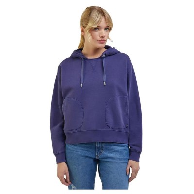 суичър,дамски,блузи,lee,relaxed,hoodie,hoodie,blue,(blueberry)