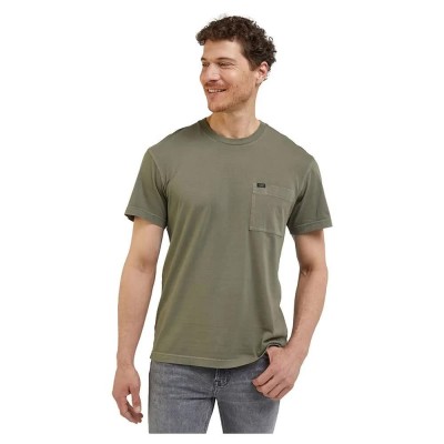 тениска,мъжки,тениски,lee,relaxed,pocket,tee,short,sleeve,t,shirt,olive,grove,(green)