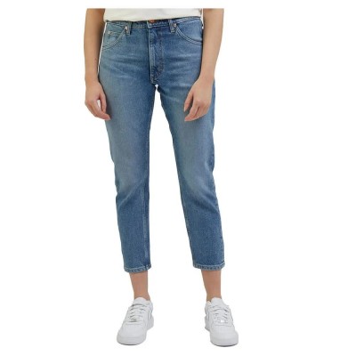 дънки,дамски,панталони,lee,rider,slim,fit,jeans,modern,mid,(blue)