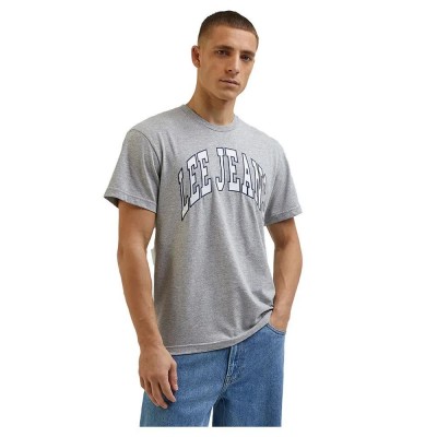 тениска,мъжки,тениски,lee,varsity,tee,short,sleeve,t,shirt,sharp,grey,mele,(grey)