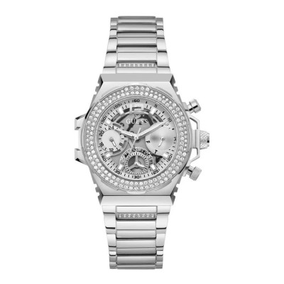 часовник,часовници,guess,fusion,watch,silver