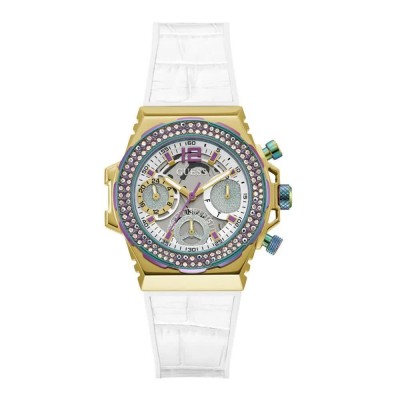 часовник,часовници,guess,fusion,watch,white,(golden)