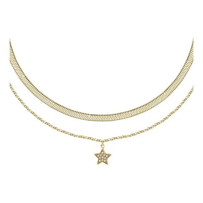 бижутерия,le,petite,story,friendship,yg,2star,405,cm,necklace,golden,(gold)