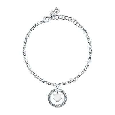 бижутерия,le,petite,story,love,br,ss,crystal,hoop,heart,16+3,cm,bracelet,silver,(silver)