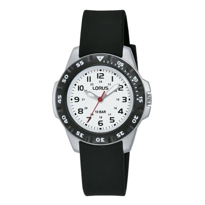 часовник,часовници,lorus,watches,3,hands,silicon,watch,black